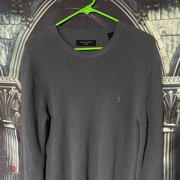 All Saints Knitted Sweater Men's Size XS Y2K Street Fashion 2000's Preppy - Picture 1 of 7